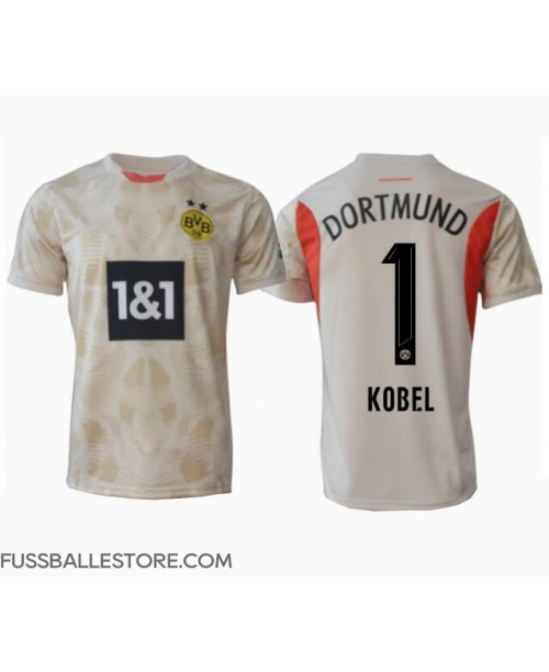 Günstige Borussia Dortmund Gregor Kobel #1 Torwart Heimtrikot 2024-25 Kurzarm